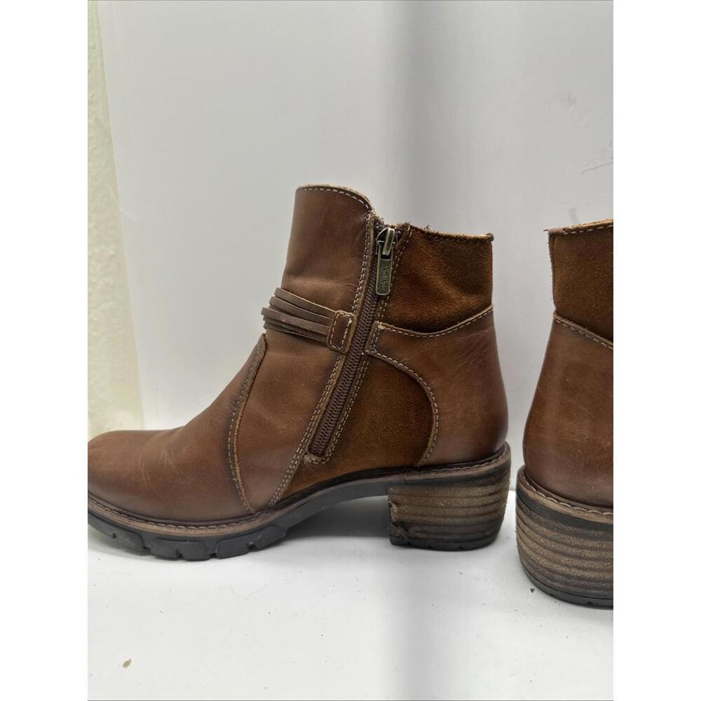 Pikolinos Women's  San Sebastian Leather Ankle Boots EU 36  US 5.5-6  Brown - Picture 9 of 11